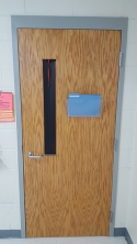 Classroom Door Lockdown Shade